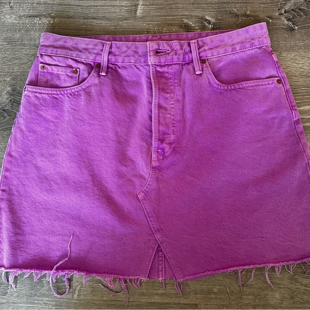 GRLFRND Purple Mini Skirt